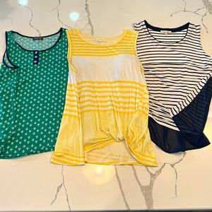 3 Stitch Fix Dressy Sleeveless Tops